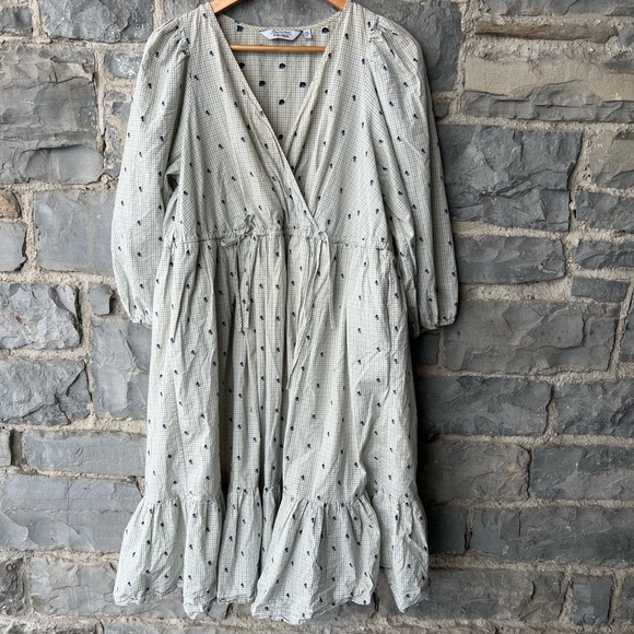 & Other Stories White Printed Cotton Dress - Picture 5 of 9